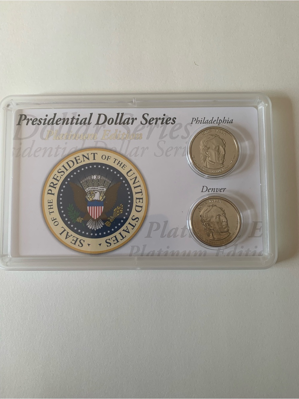 Presidential Dollar Series Platinum Edition Collector Set - Silver/Gold